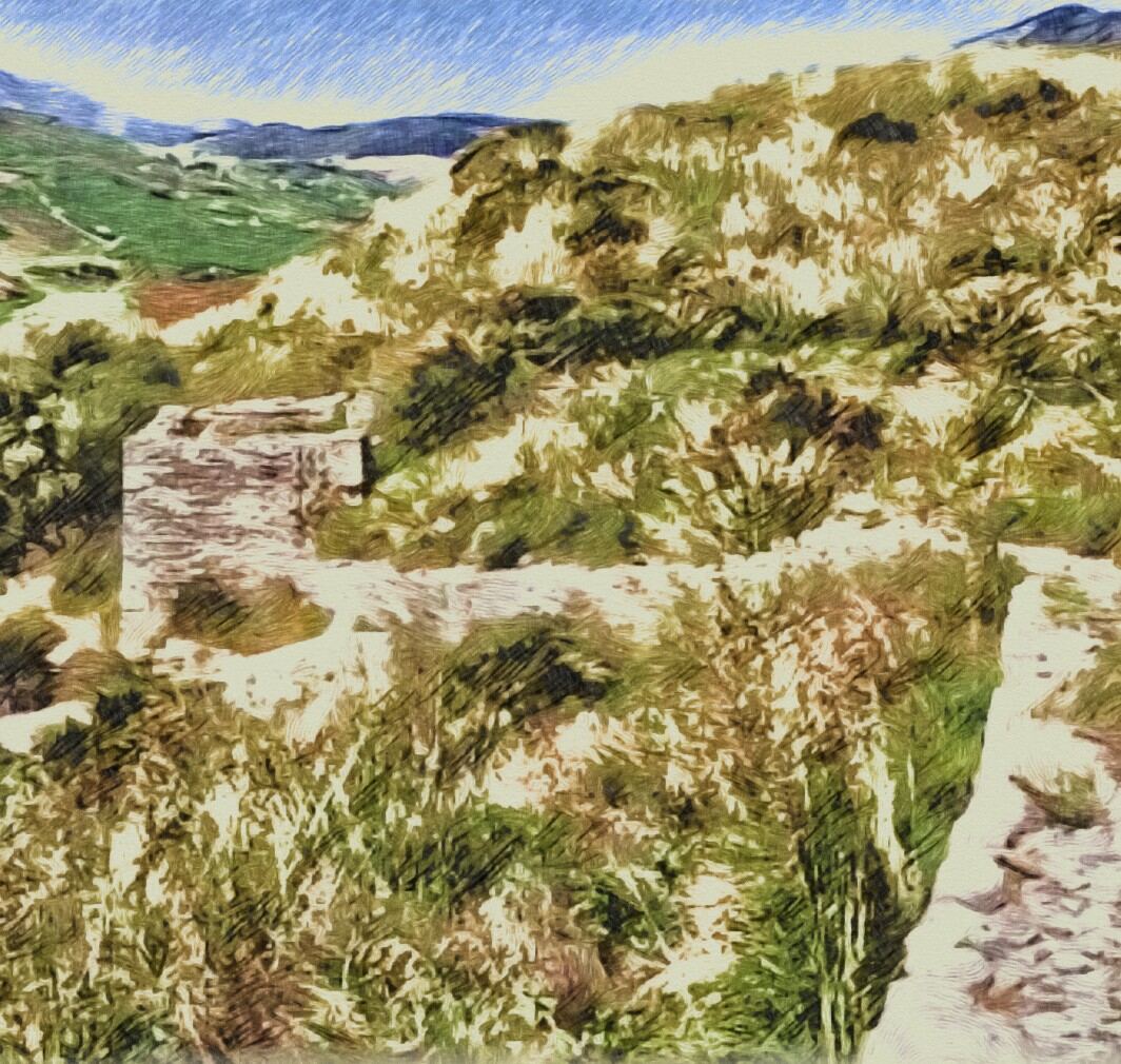 Tratto della cinta muraria superiore di Segesta, Monte Barbaro